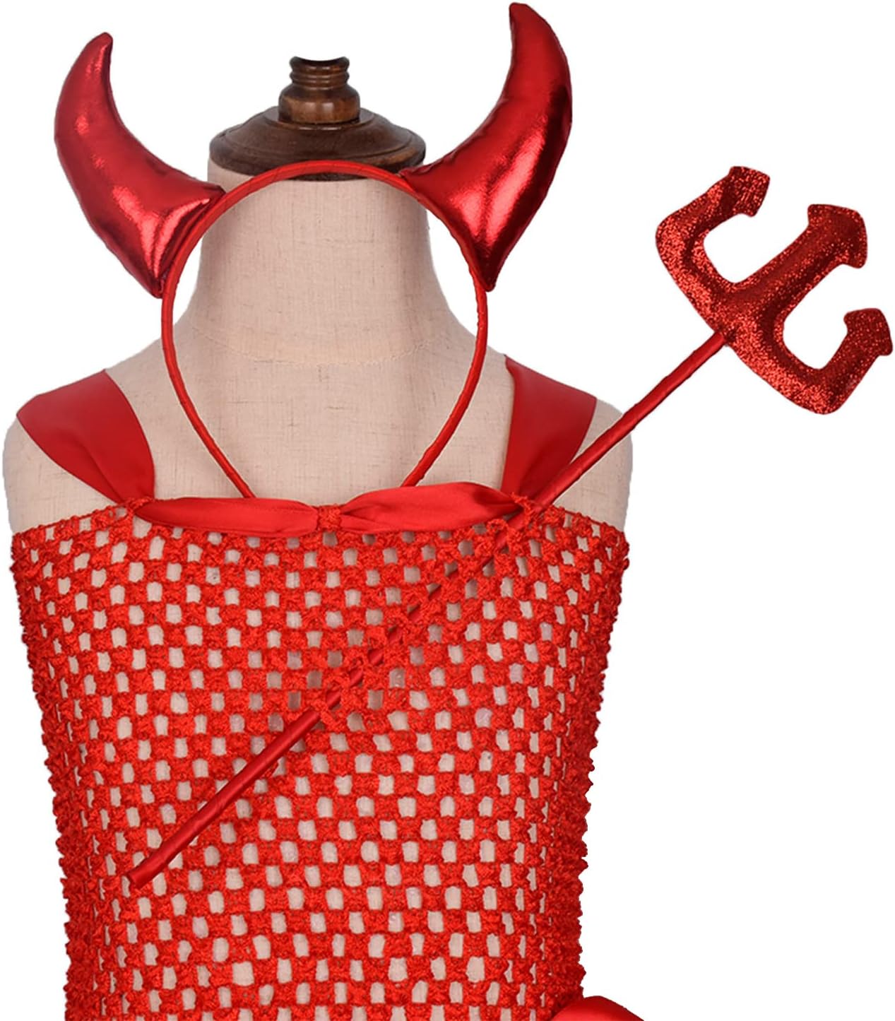 IMEKIS Angel Devil Costume Set for Girls Halloween