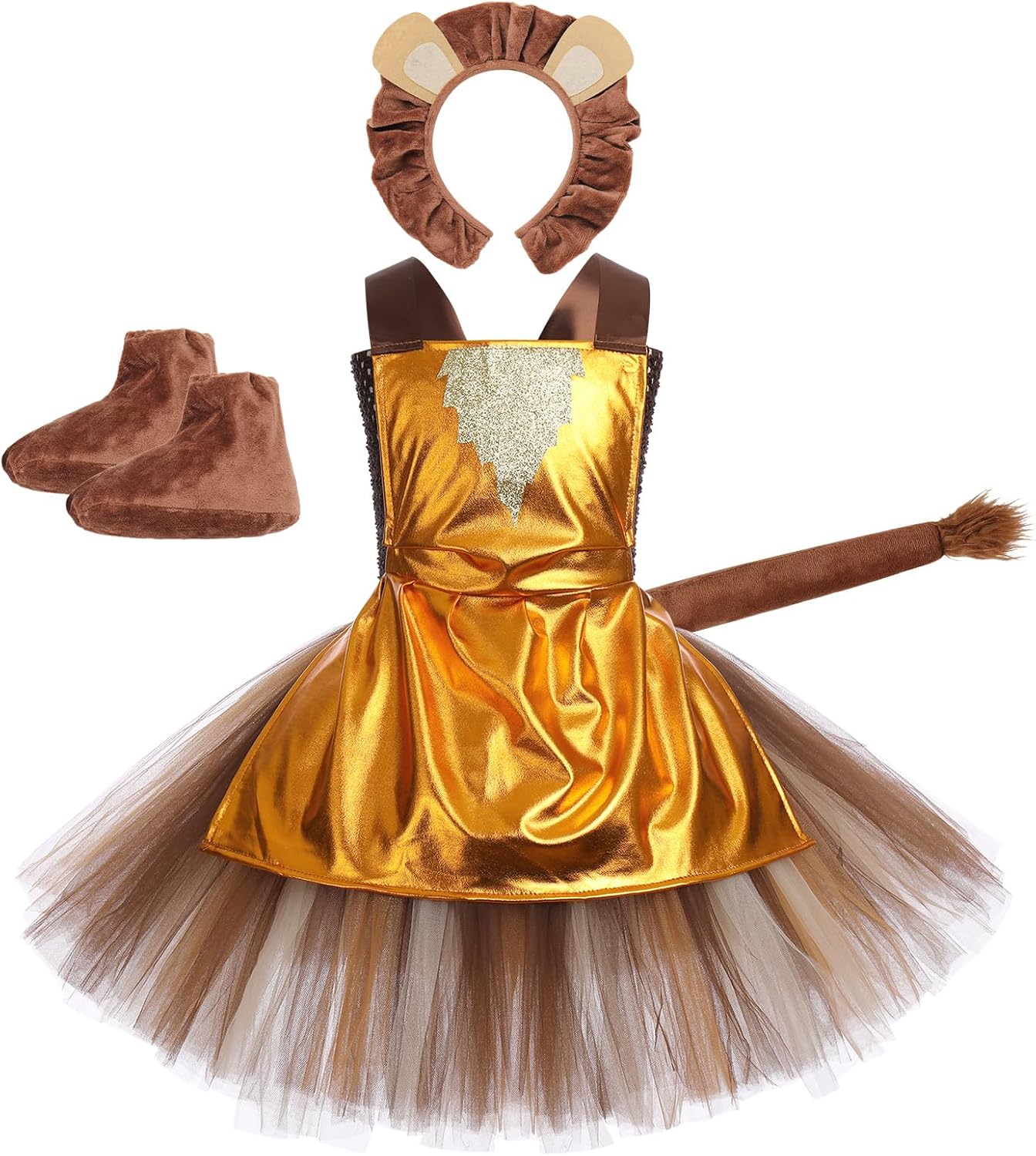 Girls Halloween Costume Tutu Dress with Accessories