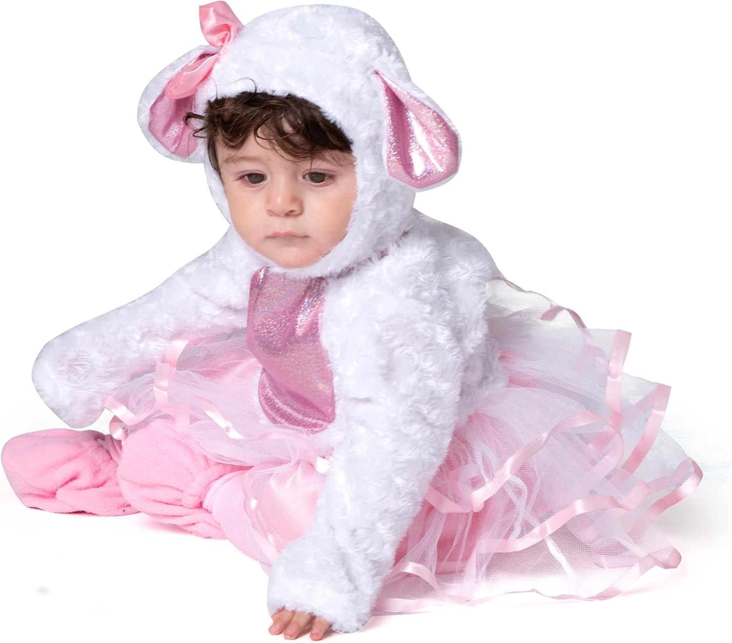 Spooktacular Creations Pink Lamb Costume for Baby Girls