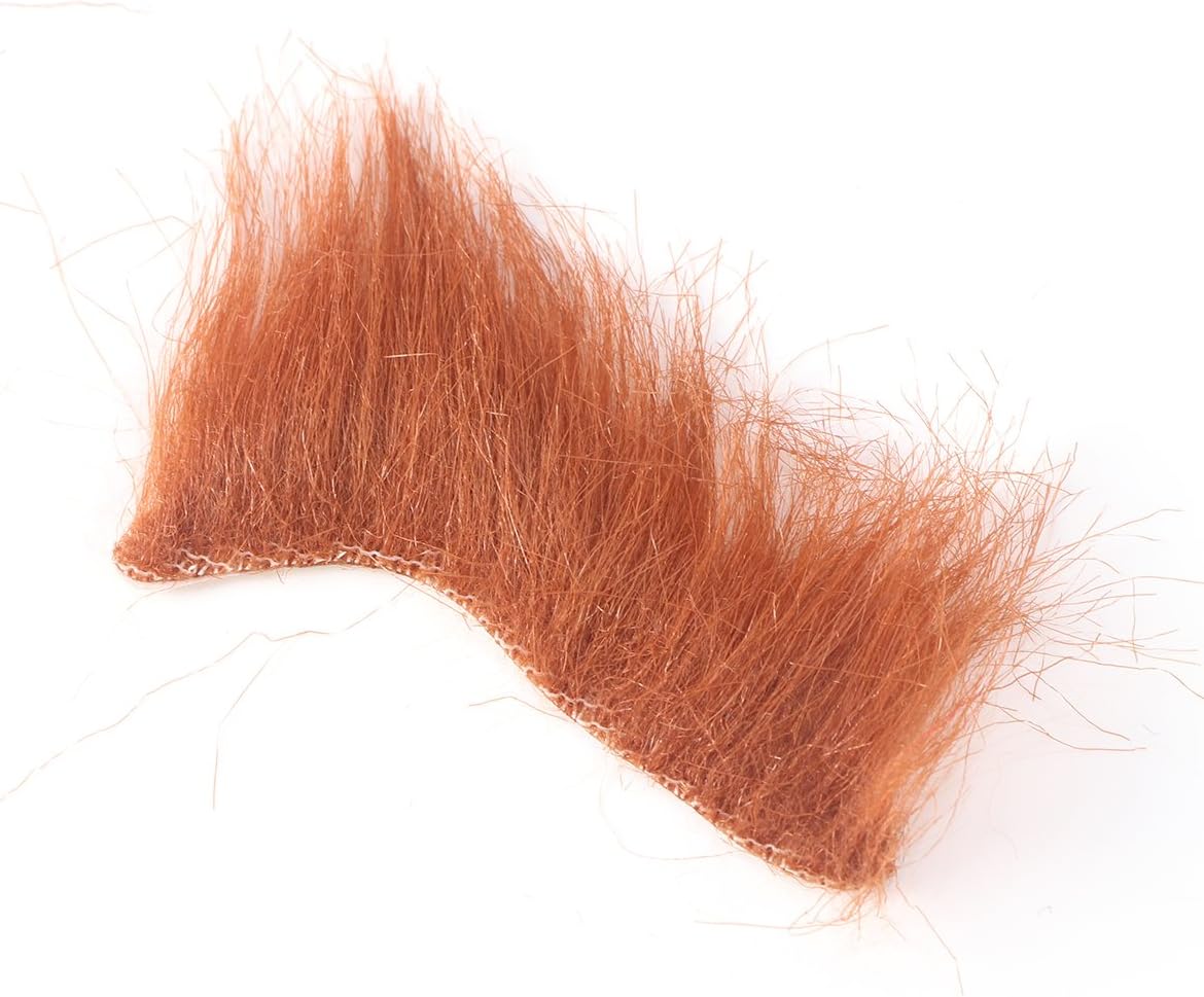 KODORIA Black Fake Mustache Beard Goatee Kit