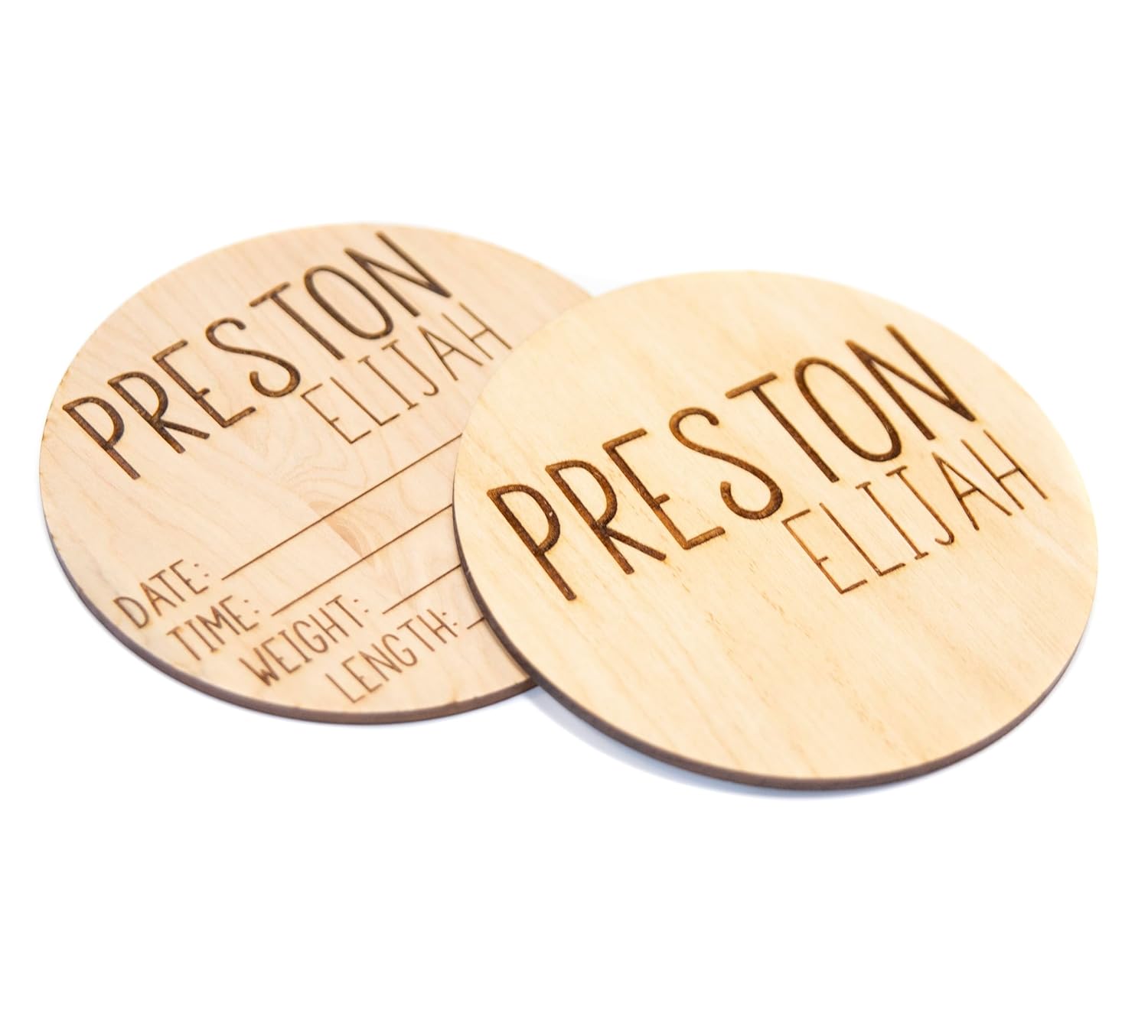 Personalized Double Sided Newborn Announcement Sign for Hospital
