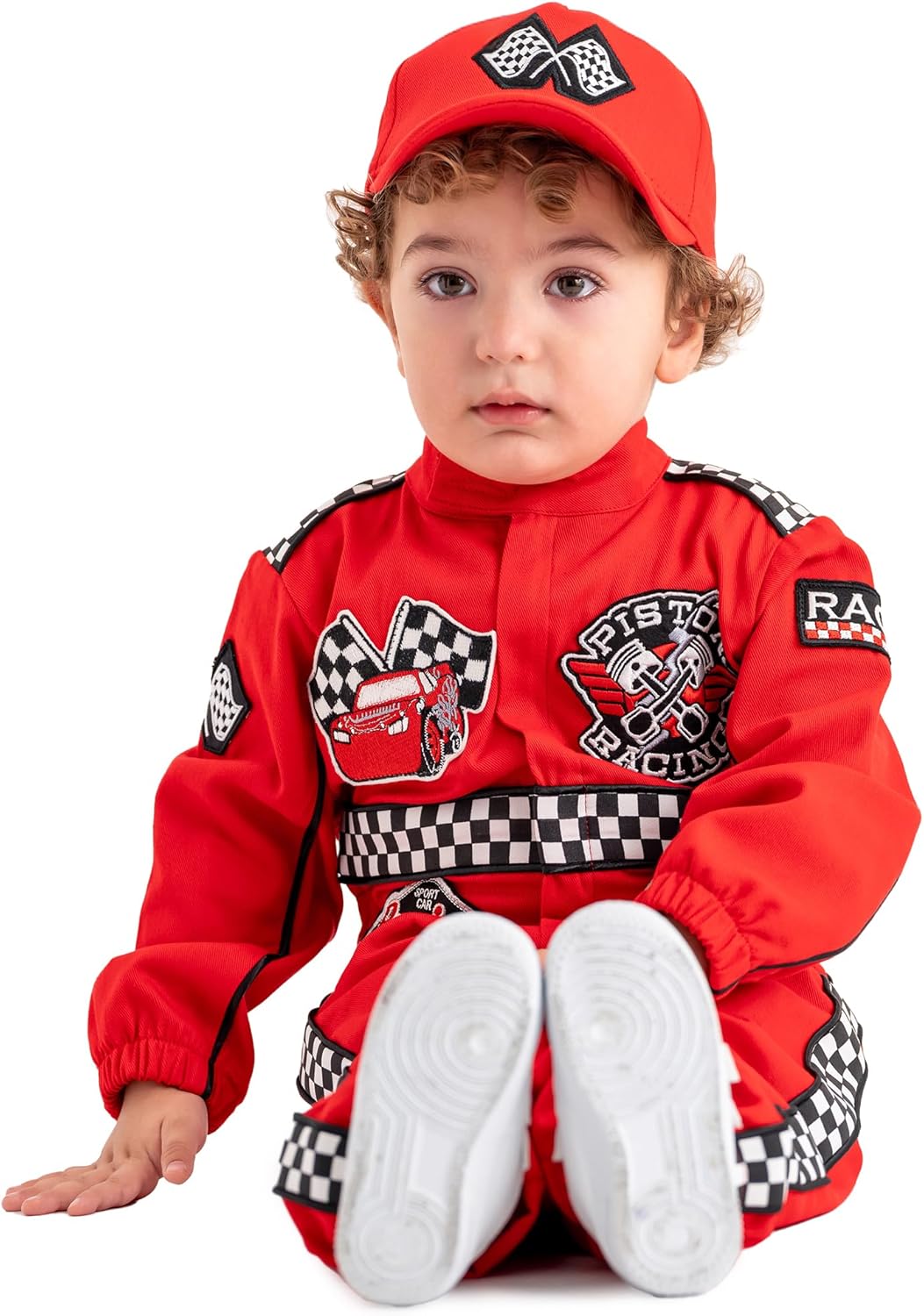 Handmade Race Car Driver Costume for Toddlers