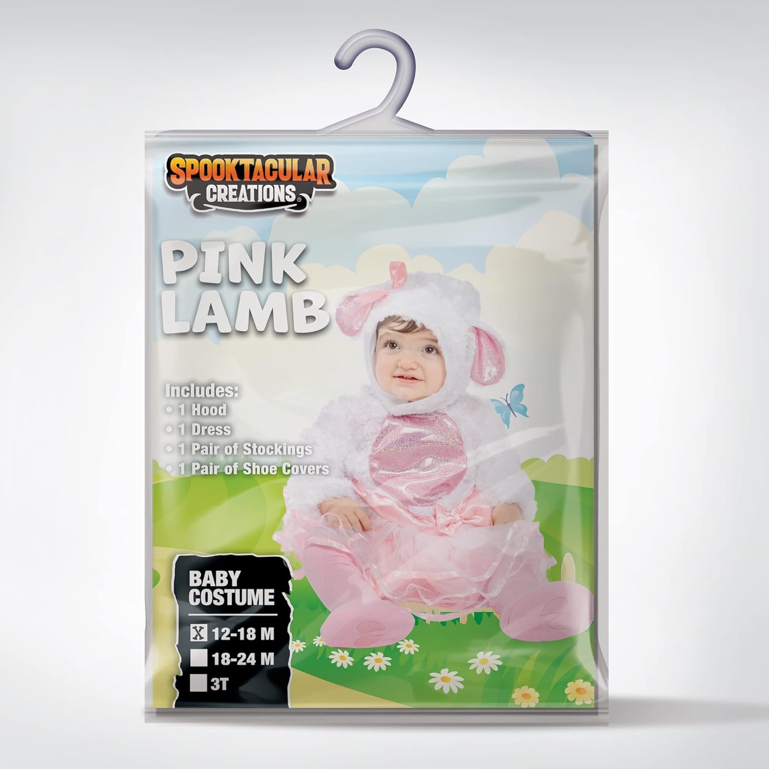 Spooktacular Creations Pink Lamb Costume for Baby Girls