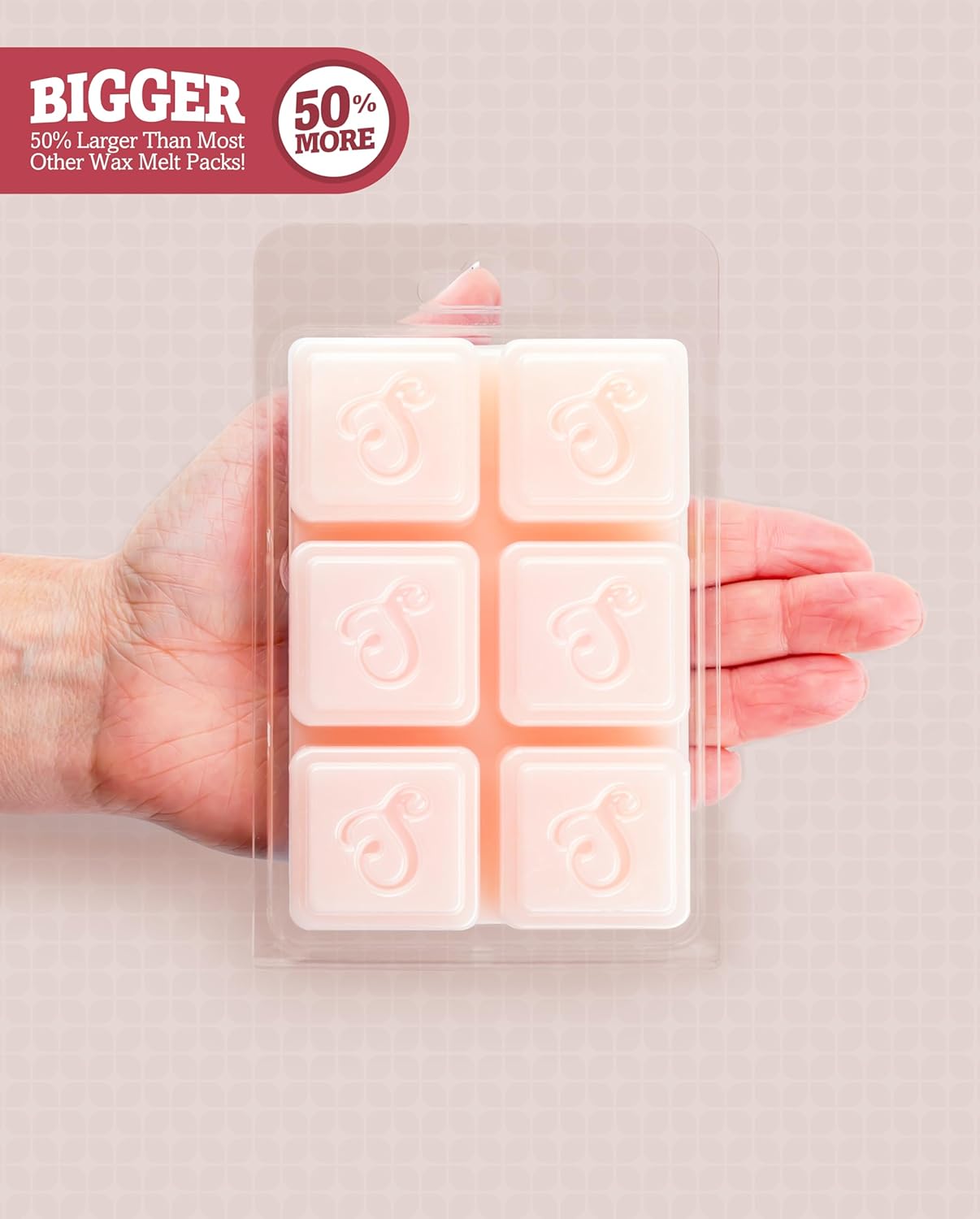 Shorties Candle Company Pure Carnation Wax Melts - 3 Oz Bar 1