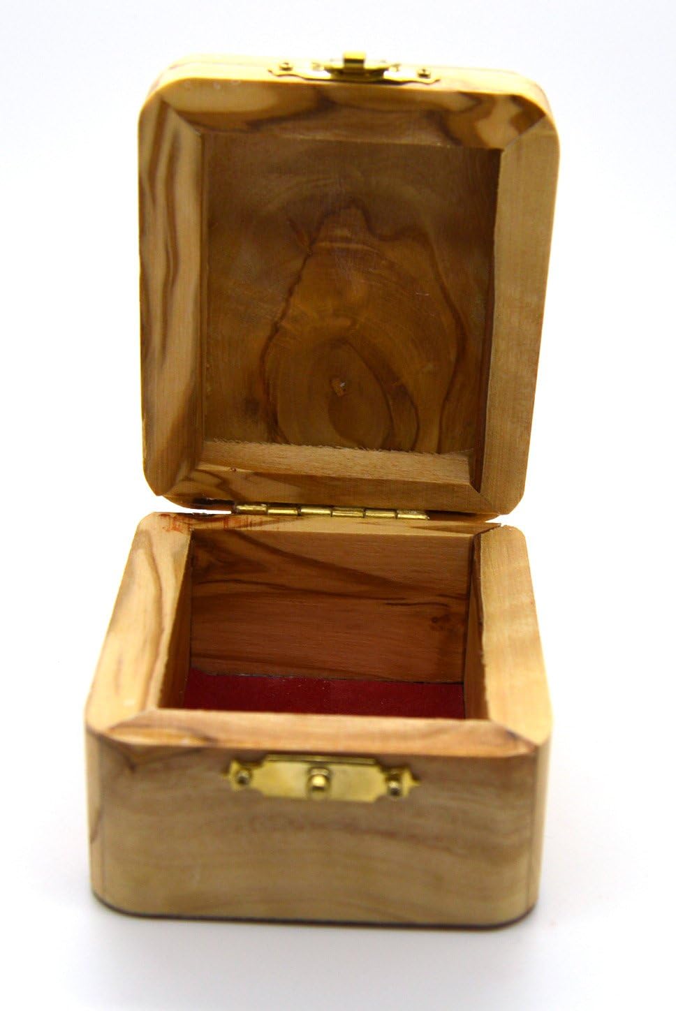 Holy Land Mall Olive Wood Star of David Box with Menorah