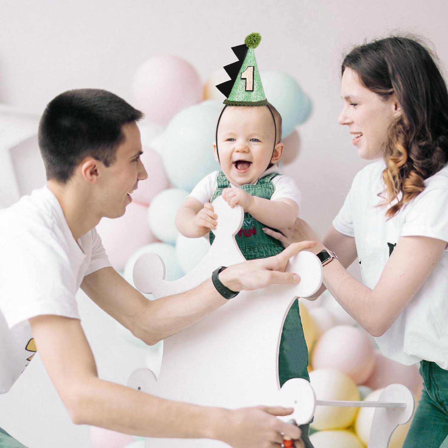 Cecliy Dinosaur Birthday Hat for Boy Party Decor Headwear