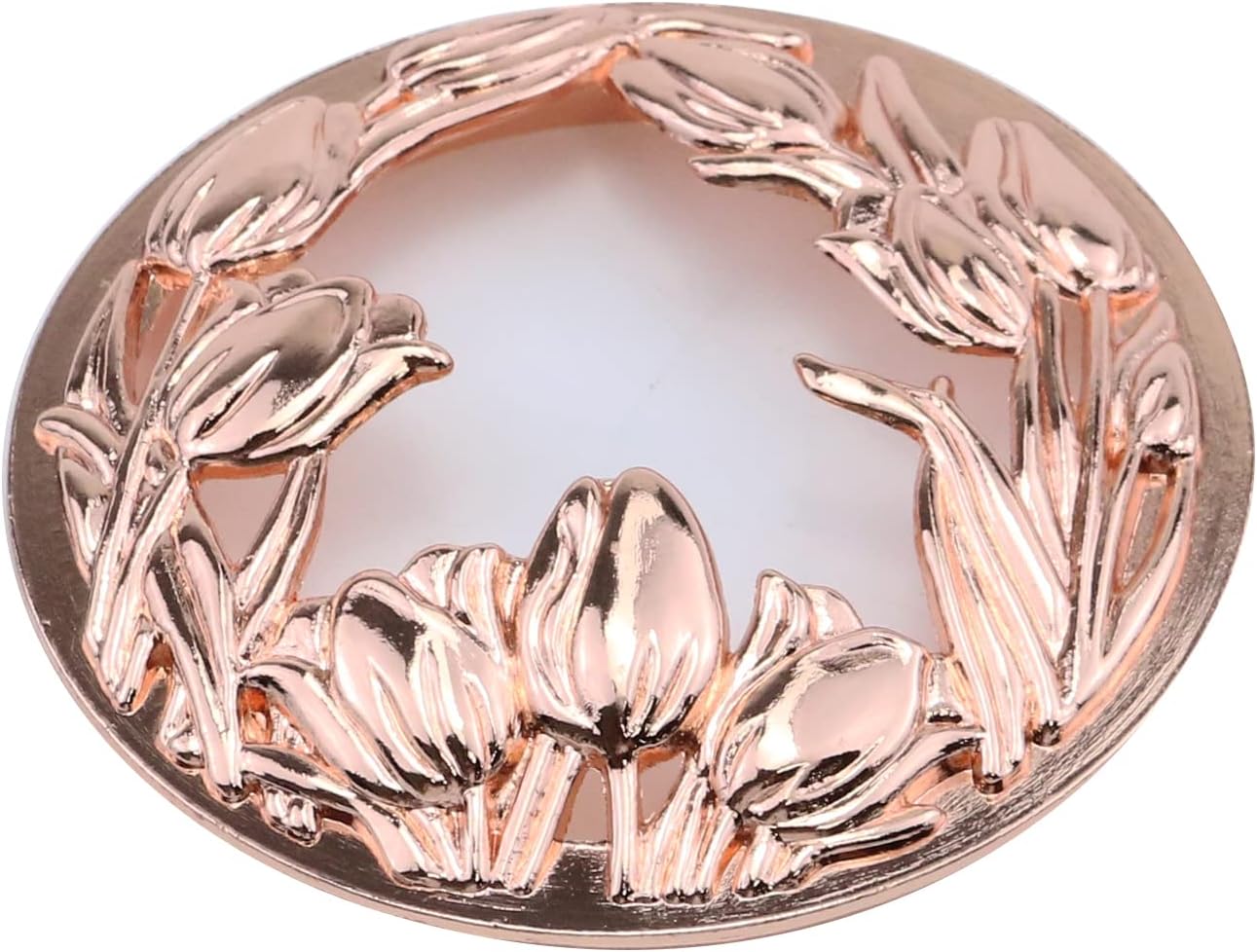 Rose Flowers Metal Candle Topper for Jar Candles
