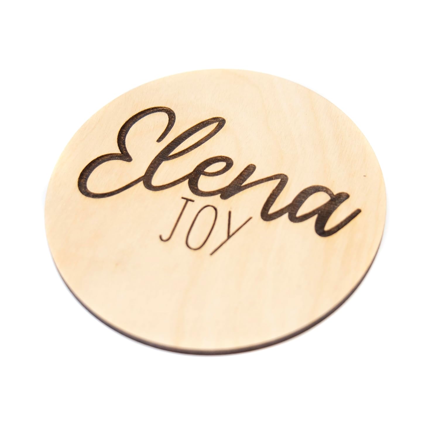 Personalized Wooden Baby Birth Announcement Sign