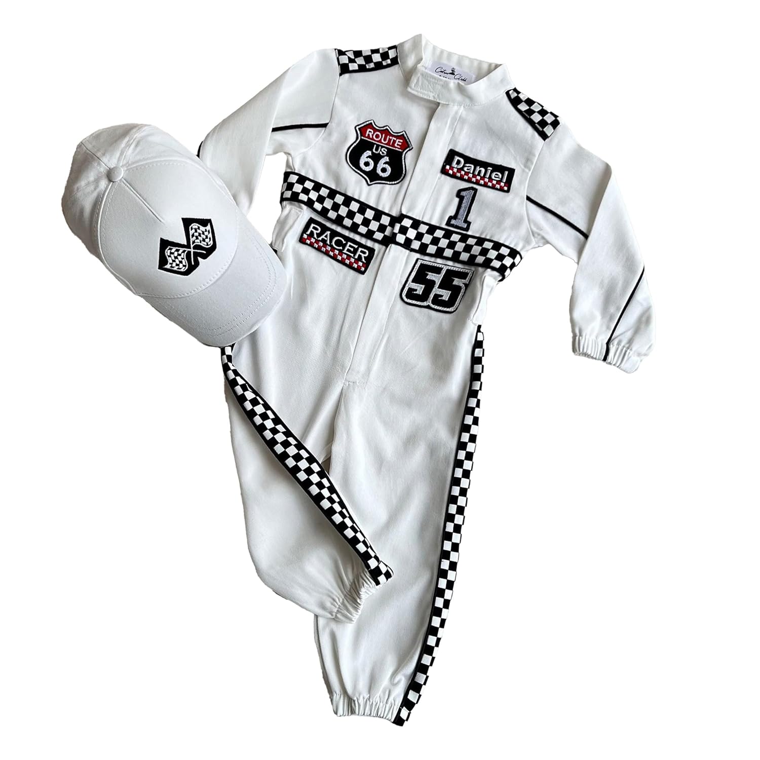 Handmade Race Car Driver Costume for Toddlers 1