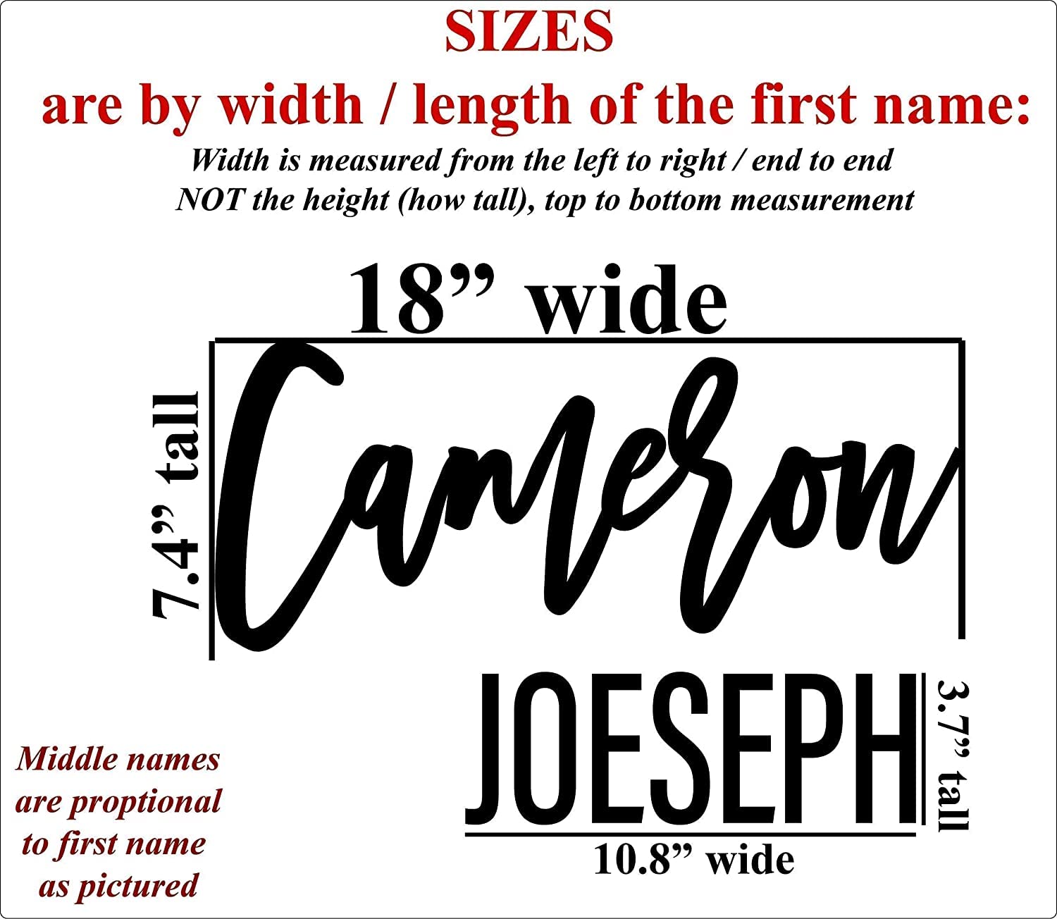 Custom Wooden Name Sign Personalized for Baby or Kids Room 1