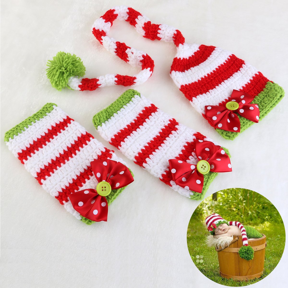 NUOLUX Christmas Baby Newborn Handmade Clothes