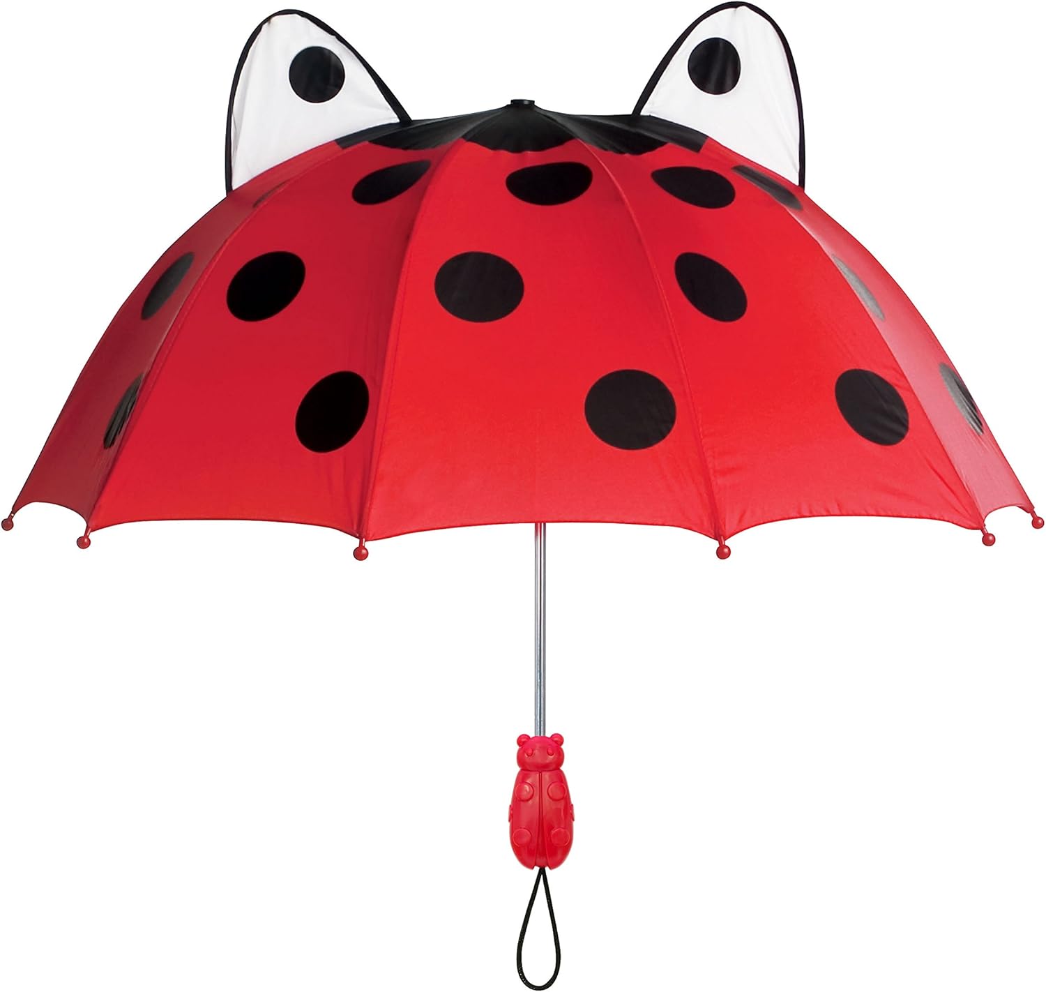 Kidorable Red Ladybug Stick Umbrella for Girls 1