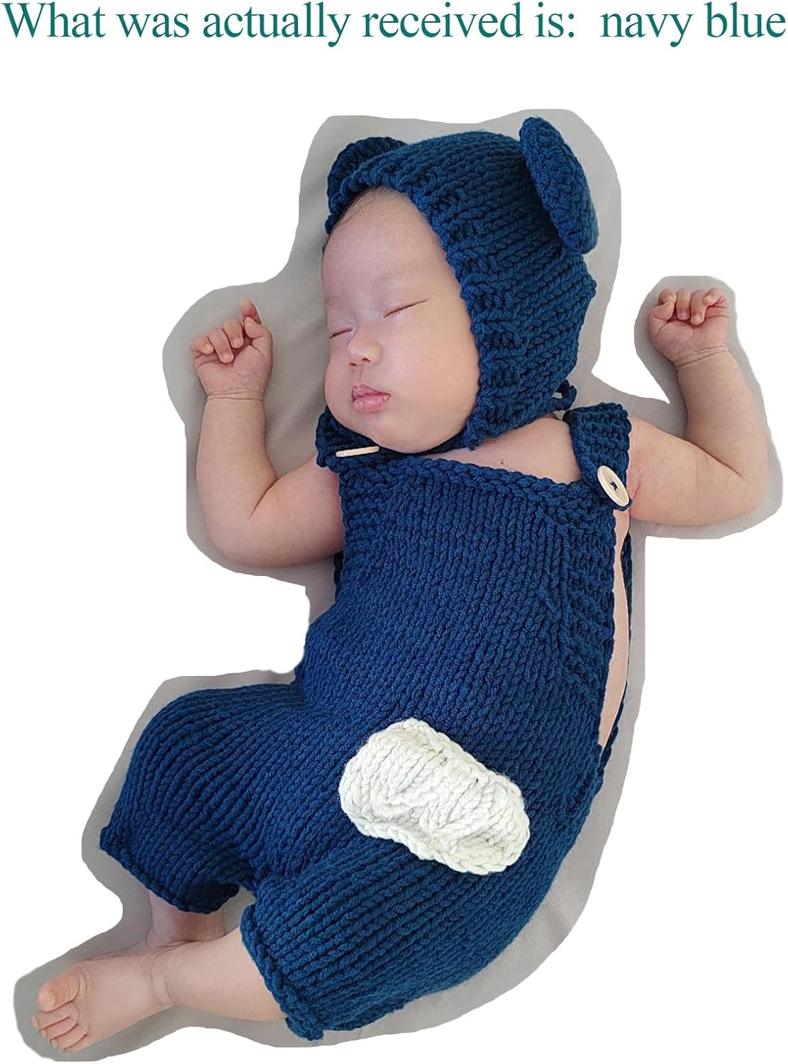 Newborn Baby Photo Outfit Set Boy Girl Crochet Costume with Hat Pants