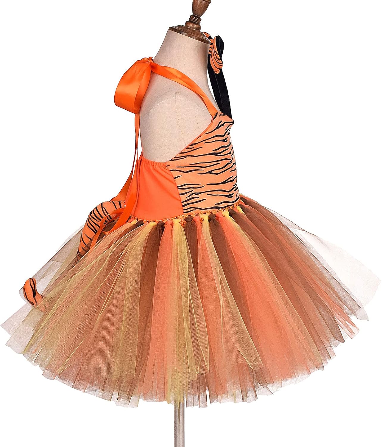 IBTOM CASTLE Giraffe Cow Costume for Girls with Tutu and Headband