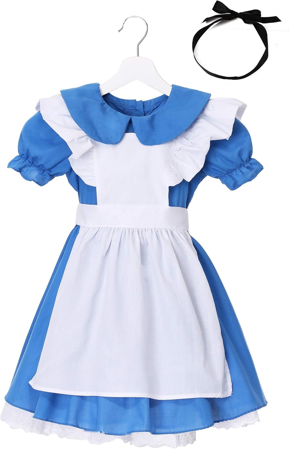 Fun Costumes Deluxe Toddler Alice in Wonderland Blue Dress