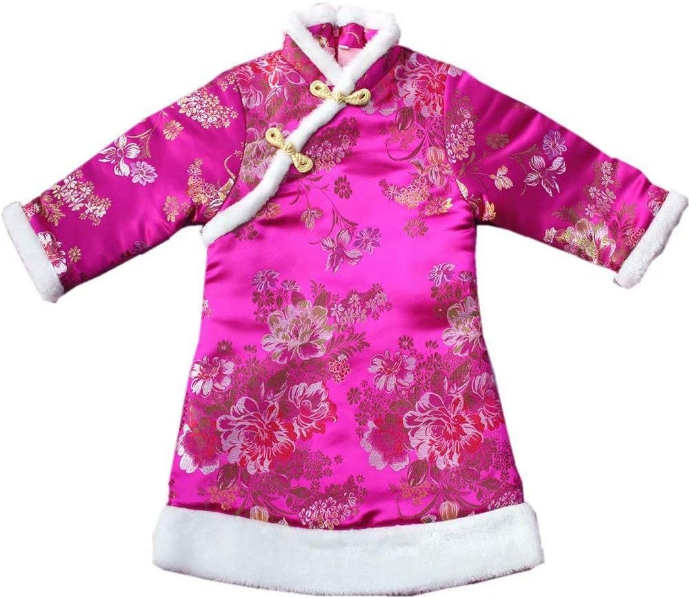 Baby Girls Qipao Dress Traditional Chinese Cheongsam Costume for New Year