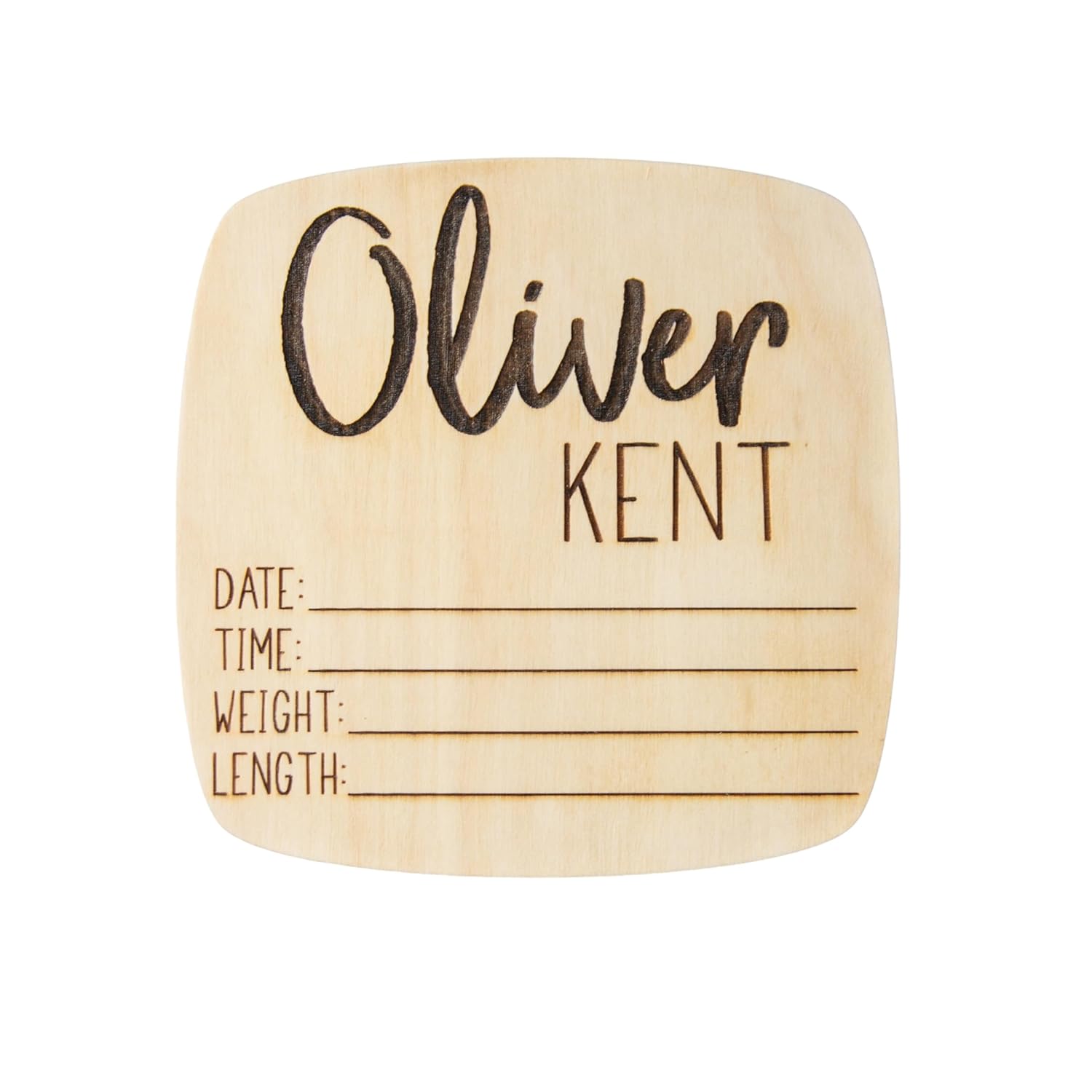 Custom Newborn Announcement Sign - Personalized Baby Name Sign for Hospital