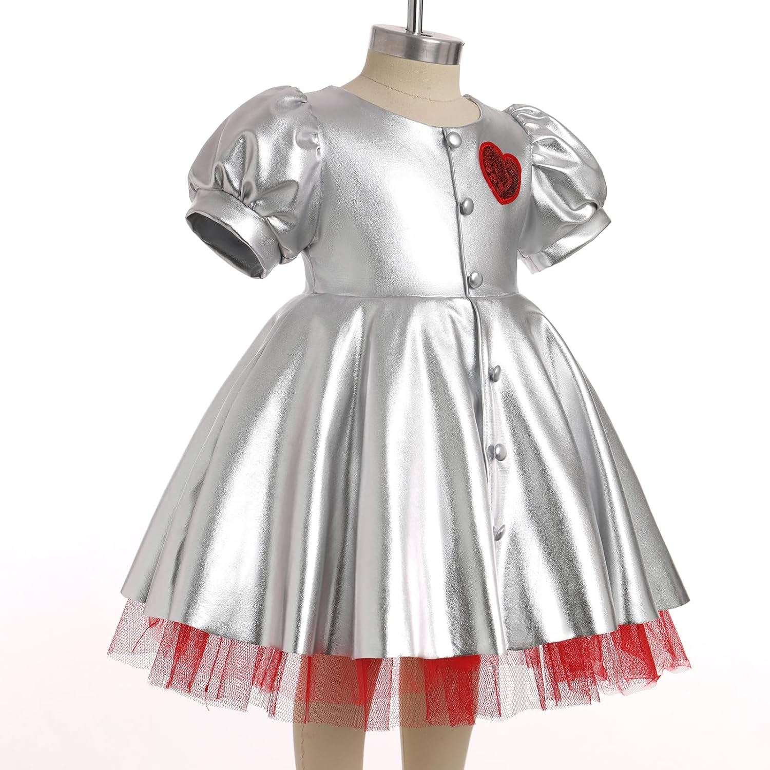 IBTOM CASTLE Kids Halloween Spider Web Tulle Dress