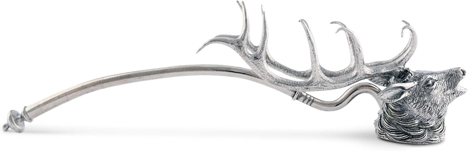 Vagabond House Pewter Elk Candle Snuffer Extinguisher 1