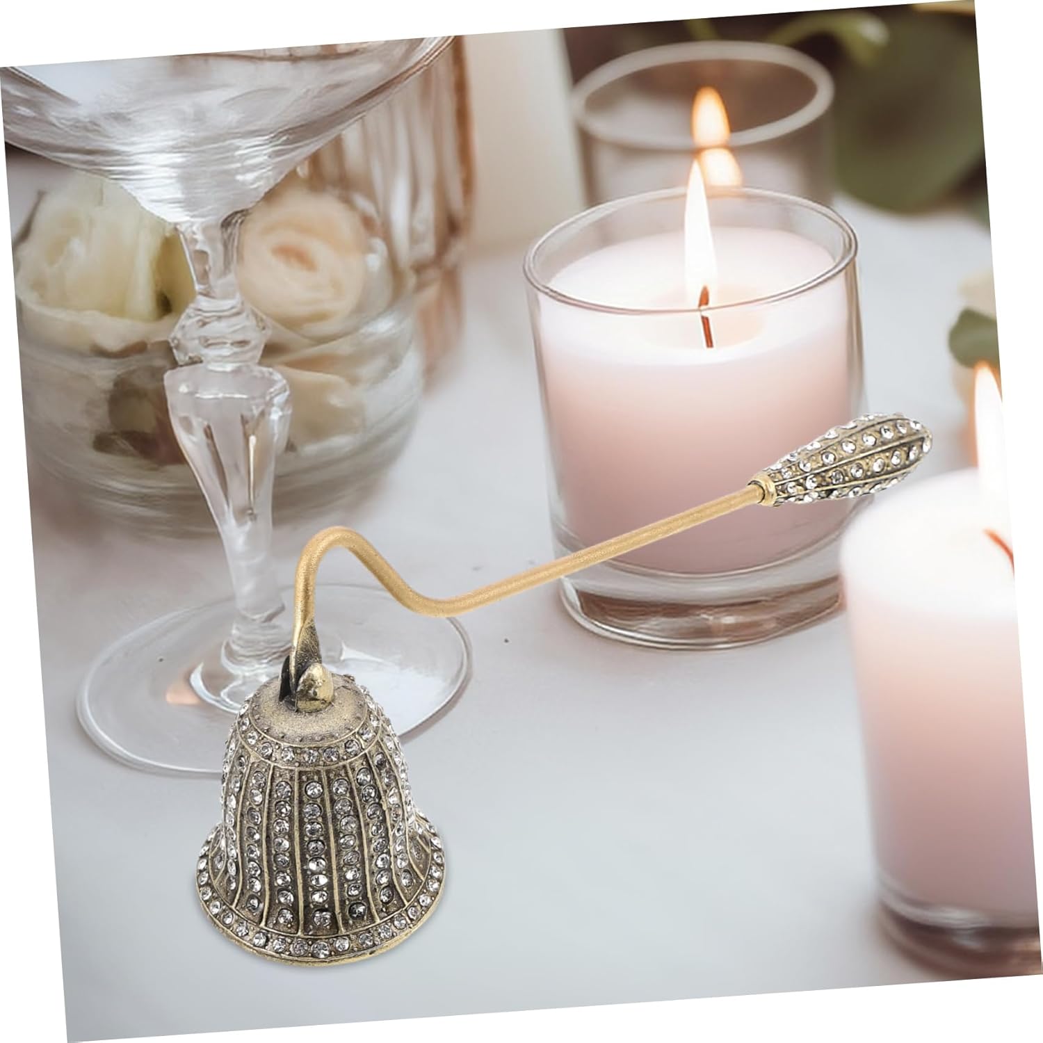 Vintage Candle Snuffer Elegant Flame Extinguisher Tool