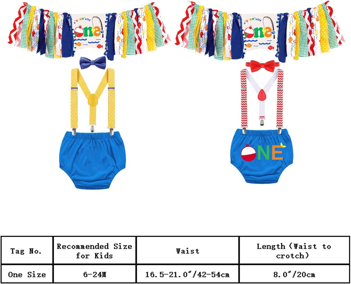 HIHCBF O-Fish-ally 1st Birthday Cake Smash Outfit