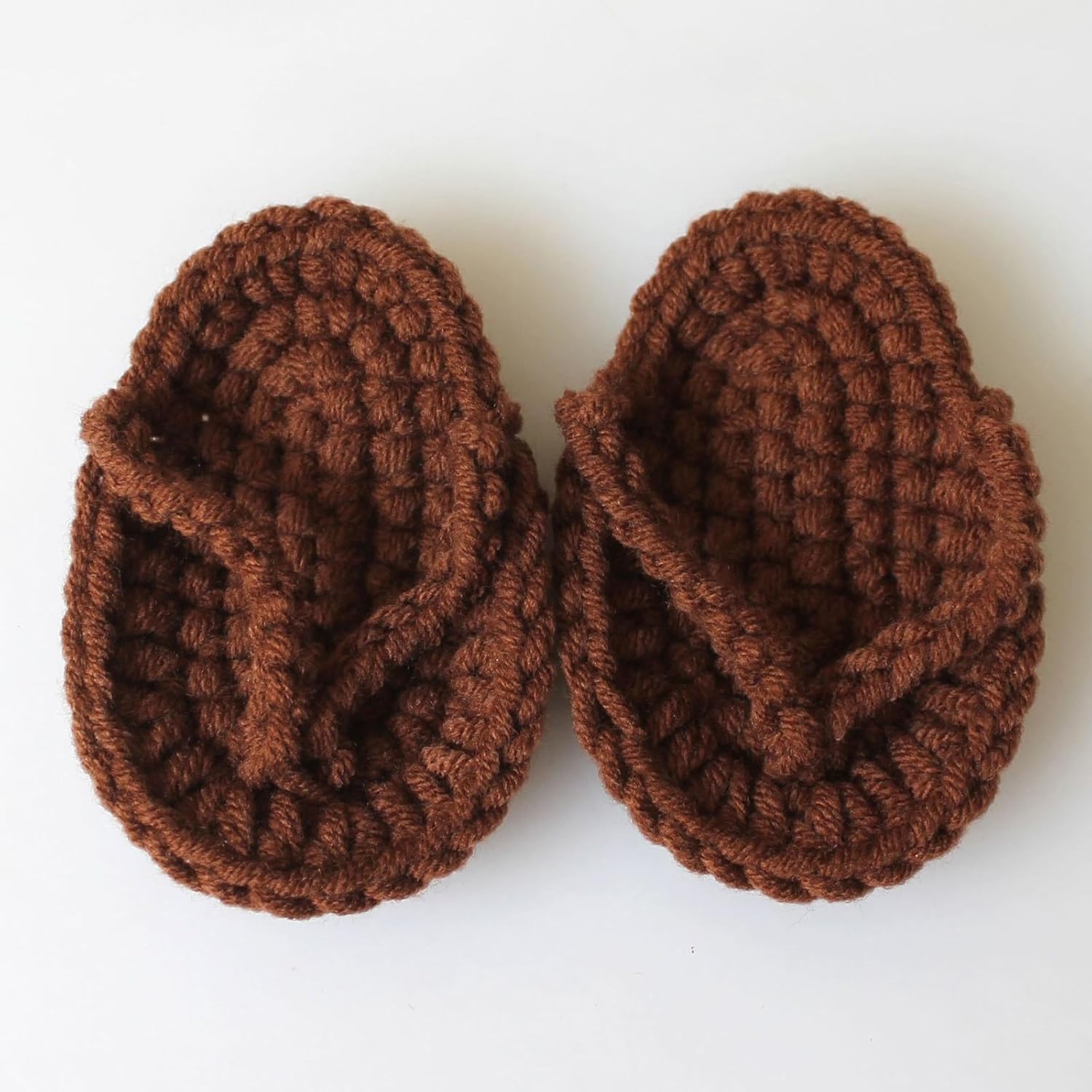 Handmade Crochet Baby Girl Sandals Flip Flops Booties for 3-6 Months