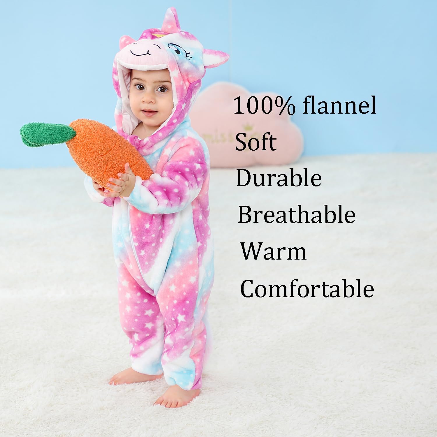 Halloween Baby Dinosaur Costume Romper for 1-60 Months 1