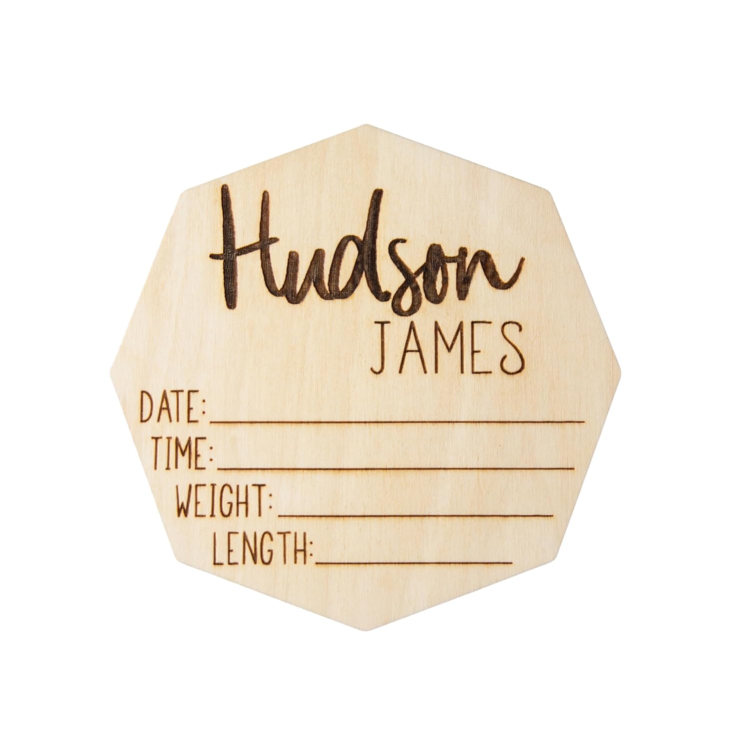 Personalized Newborn Announcement Sign - Baby Name Sign for Hospital