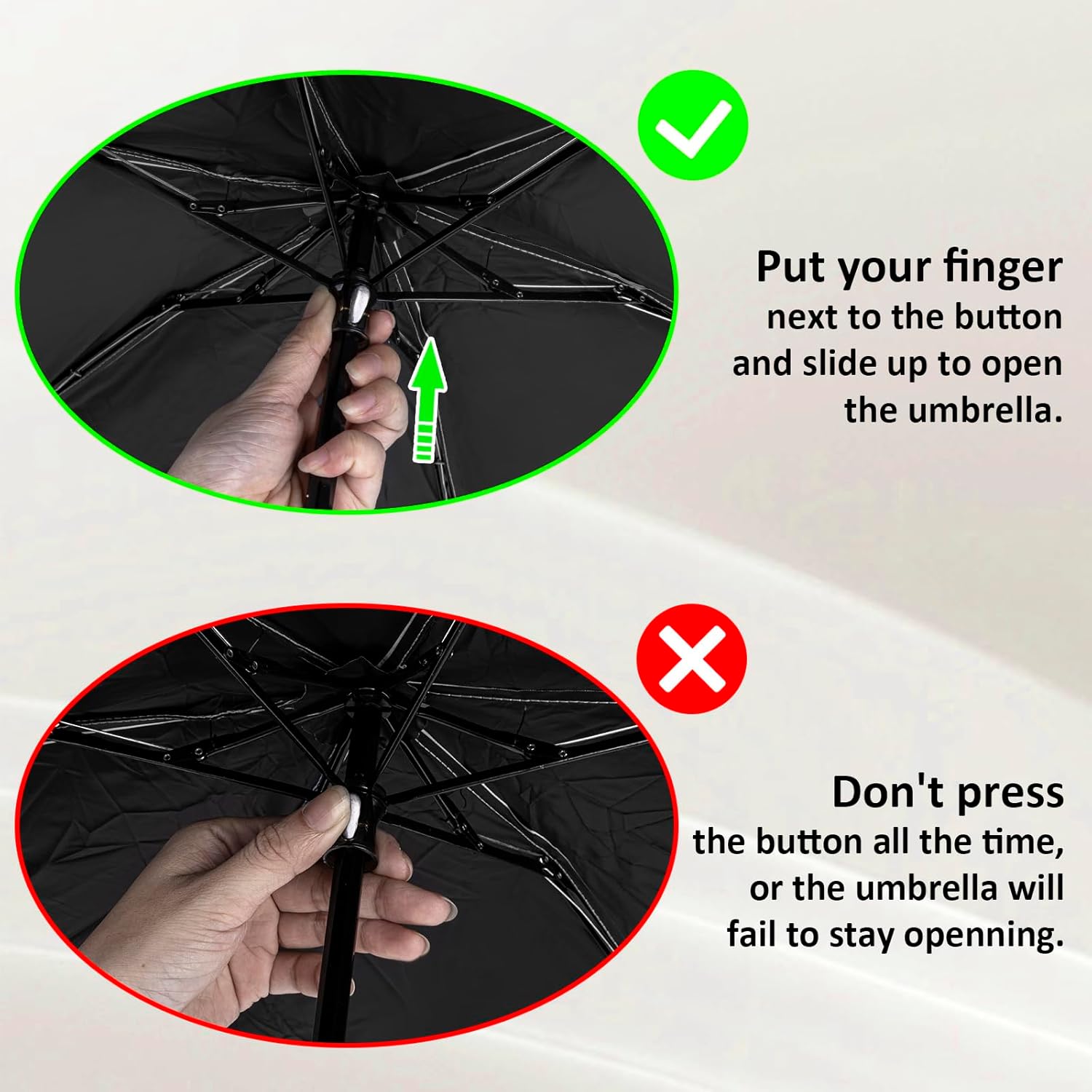 TopTie Compact Mini Umbrella for Purse Travel Folding Sun Rain Umbrella