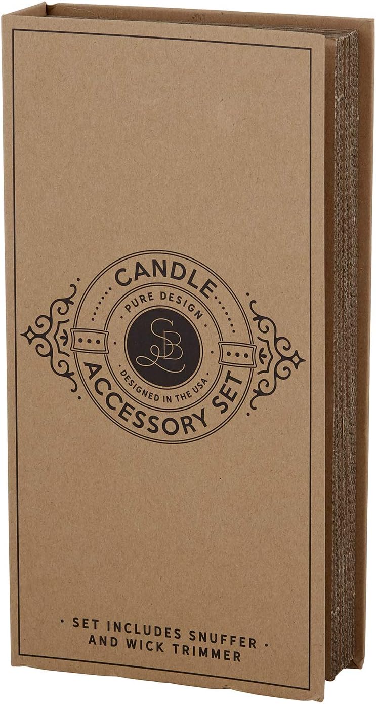 Santa Barbara Design Studio Candle Accessories Gift Kit 2-Pieces Black
