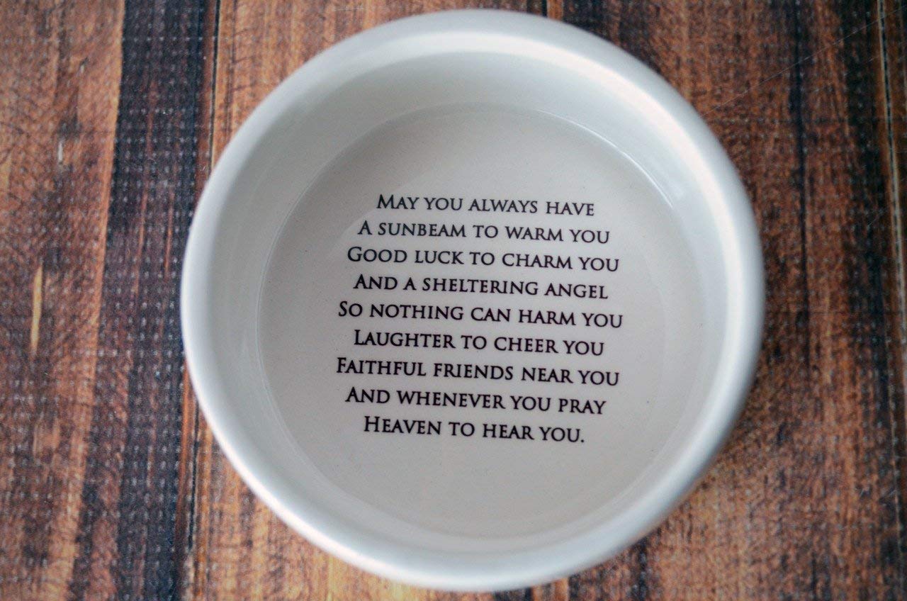 Personalized Round Keepsake Box with Irish Blessing