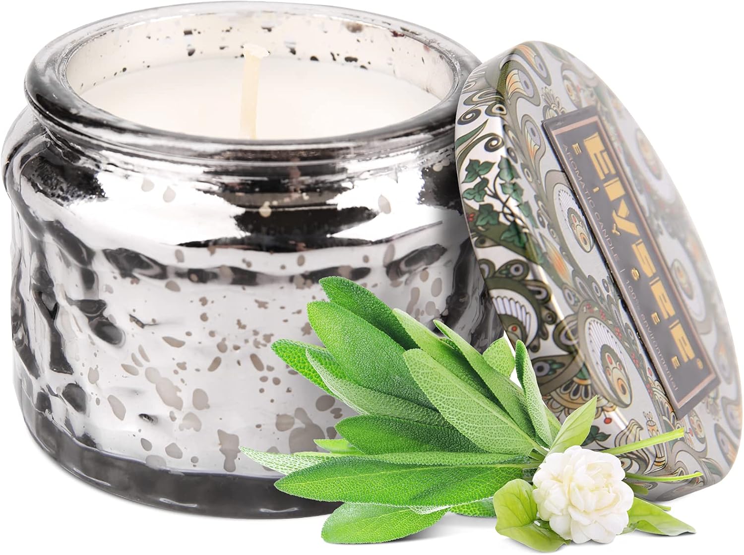 EIysee Romantic Candles - Sage Sea Salt Scented Jar Candles