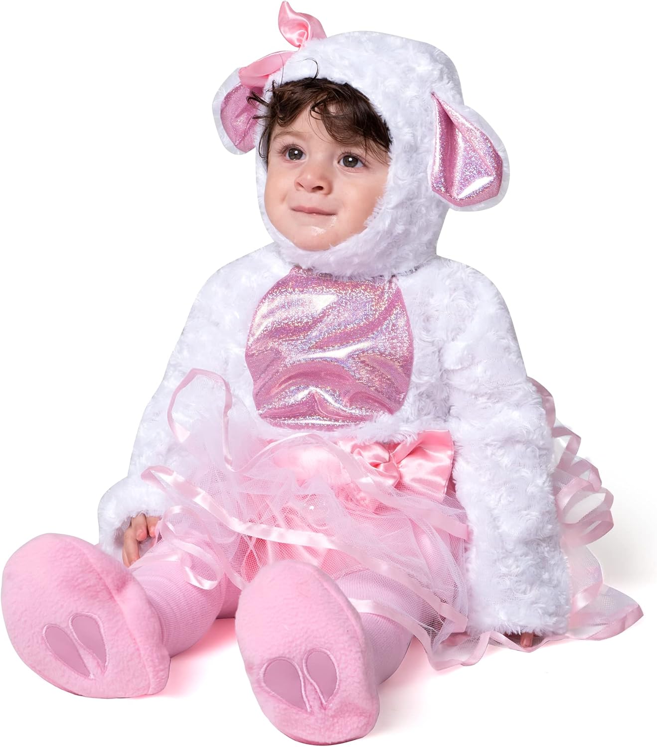 Spooktacular Creations Pink Lamb Costume for Baby Girls