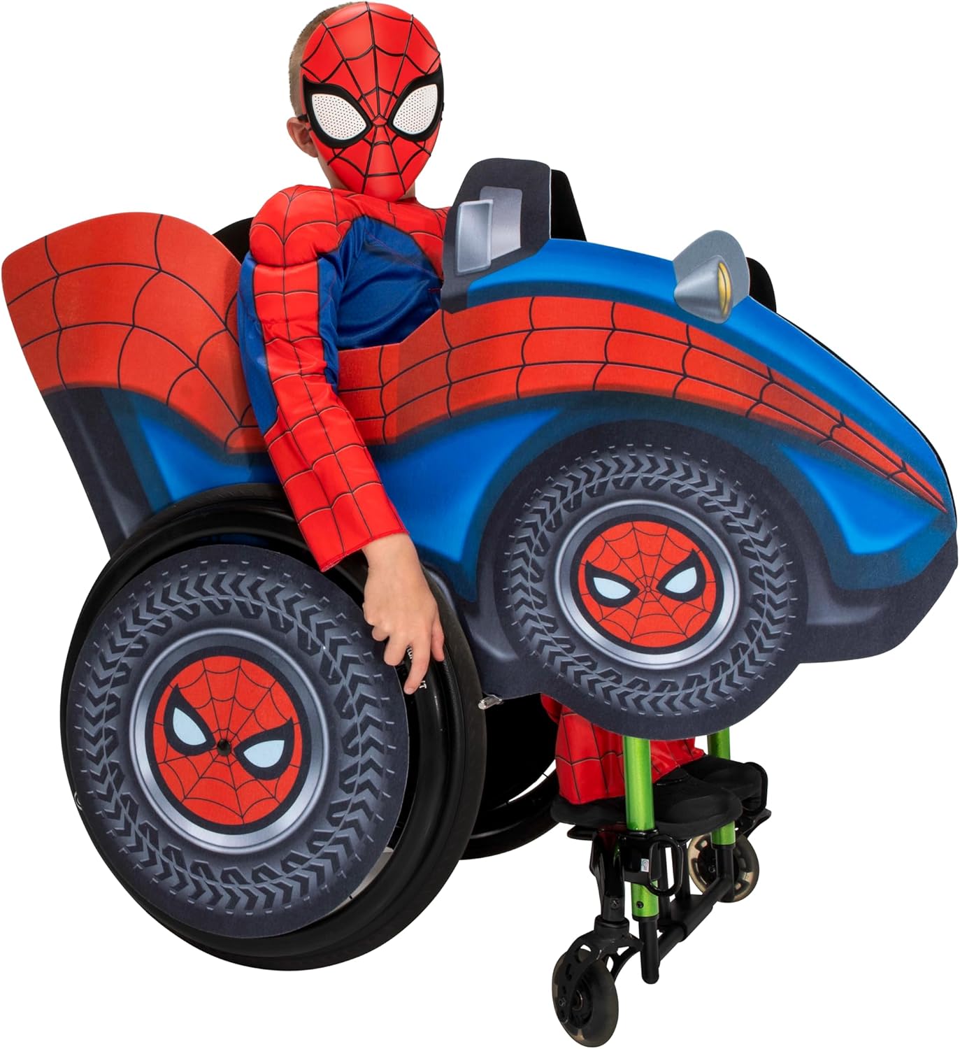 Marvel Spider-Man Youth Adaptive Costume with Wheel Covers