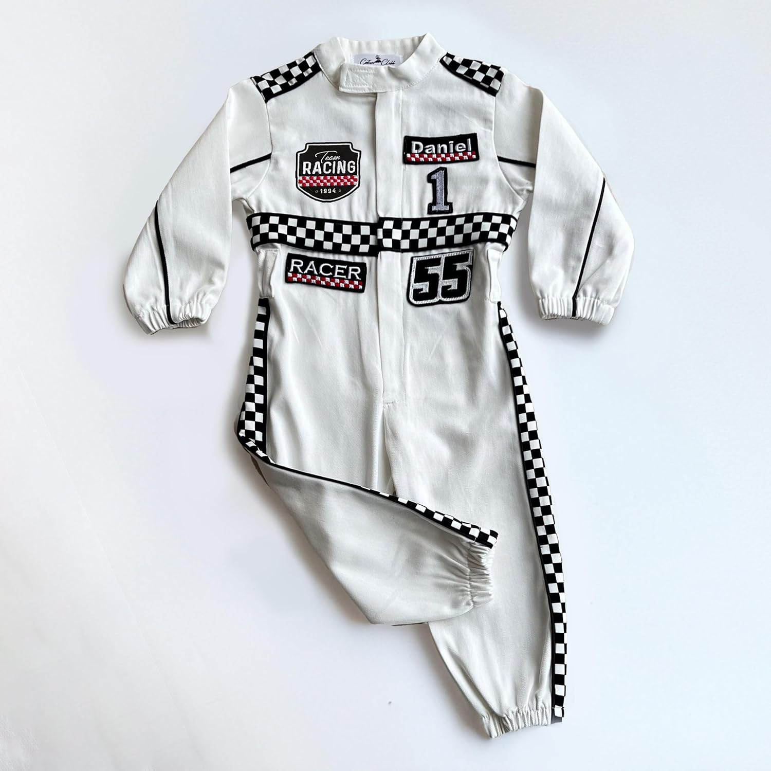 Handmade Race Car Driver Costume for Toddlers 1