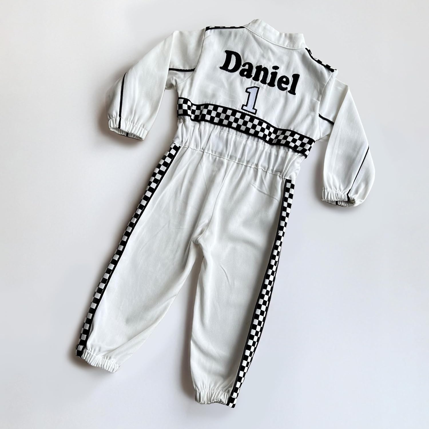 Handmade Race Car Driver Costume for Toddlers 1