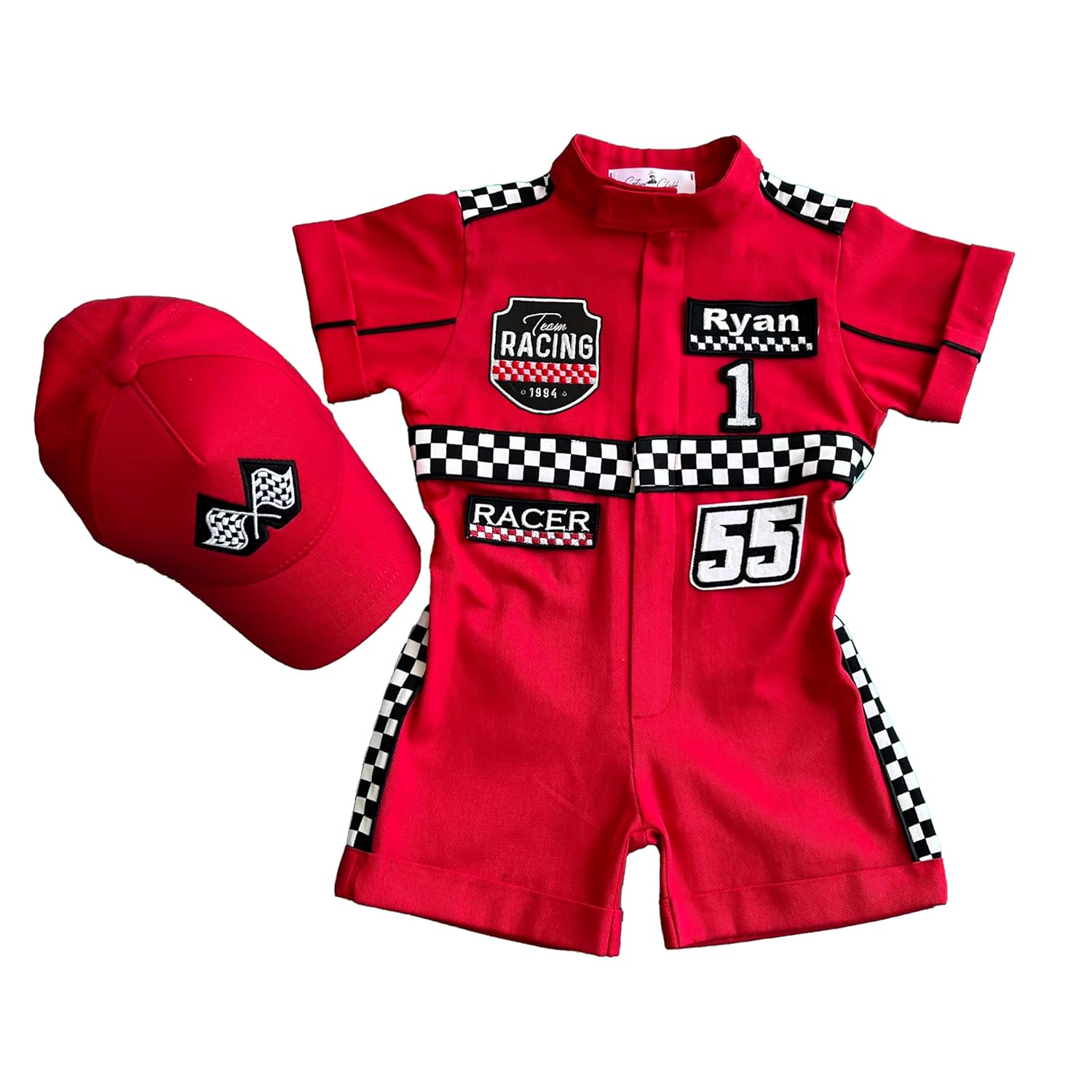 Costumes Club Handmade Race Car Driver Costume for Toddlers - 2T