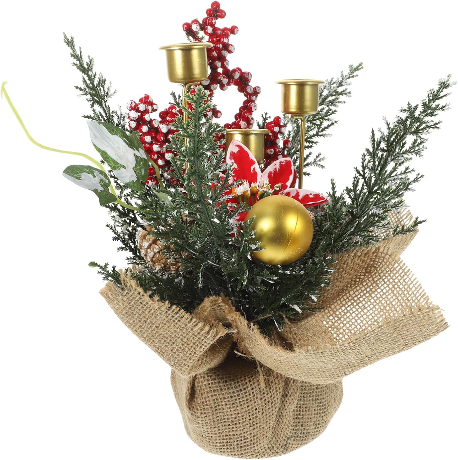 Cabilock Realistic Fruit Wreath Candle Holder 1
