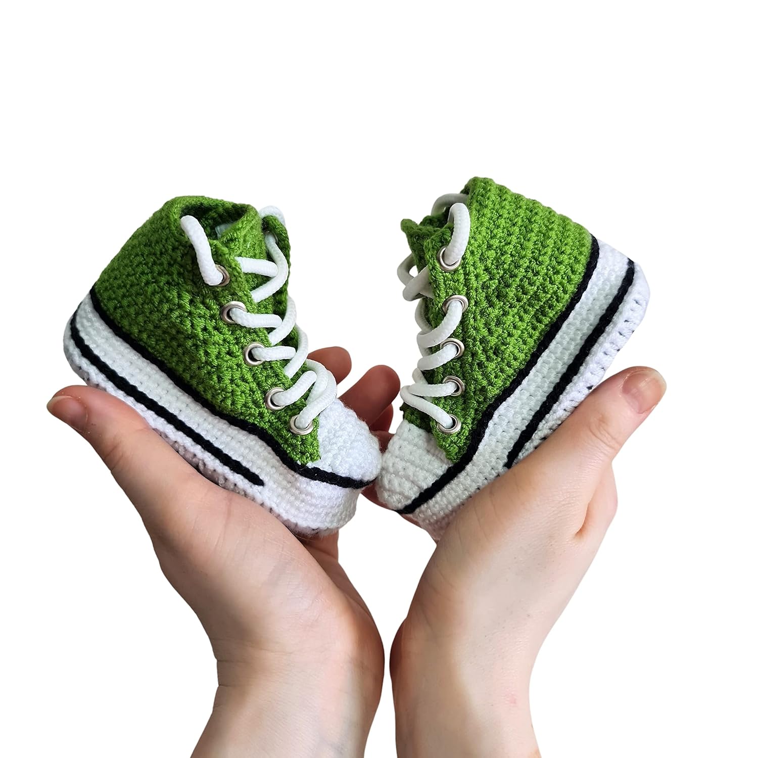 Sa By Seay Organic Green Baby Booties Handmade