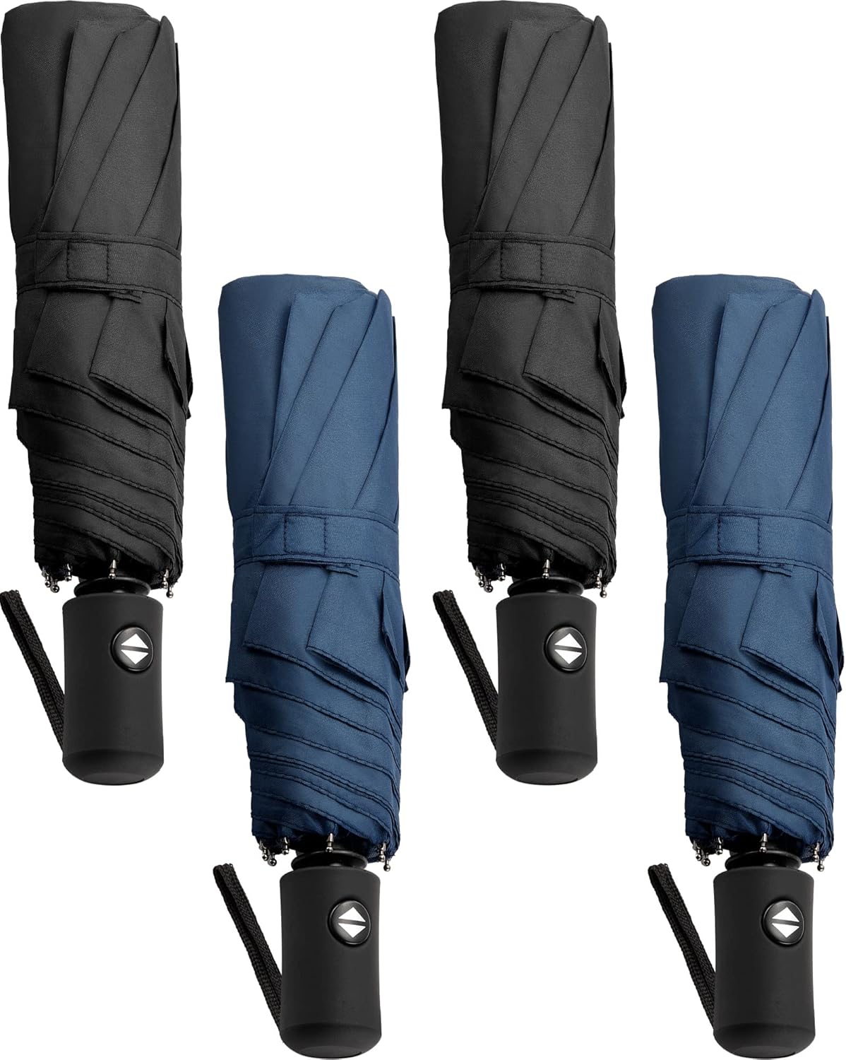 Yahenda 4 Pack Windproof Folding Travel Umbrellas