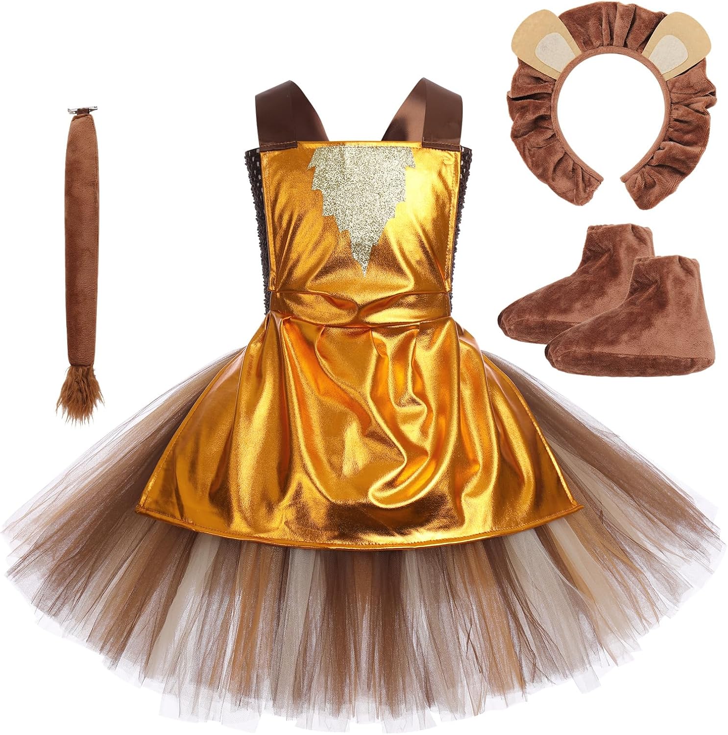 Girls Halloween Costume Tutu Dress with Accessories