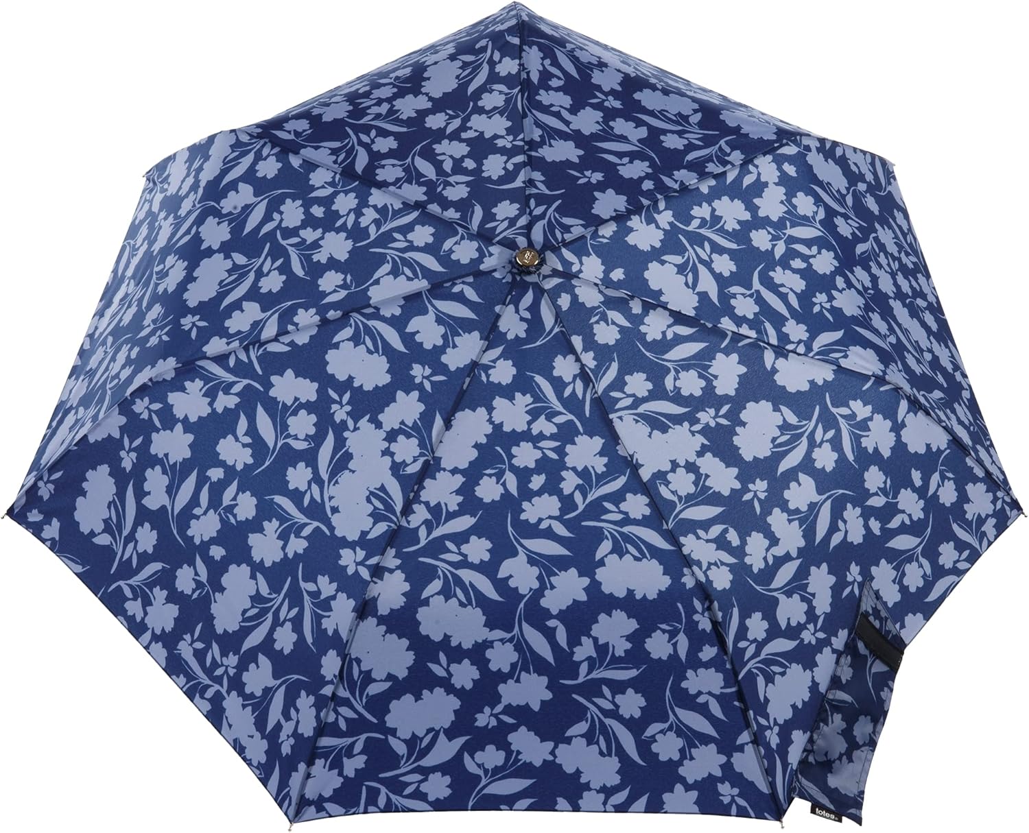 Totes Automatic Water-Resistant Folding Travel Umbrella with UV Protection