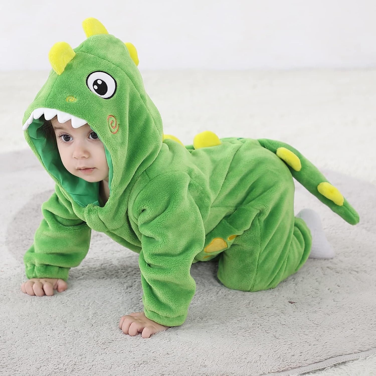 TONWHAR Baby Halloween Dinosaur Costume Set