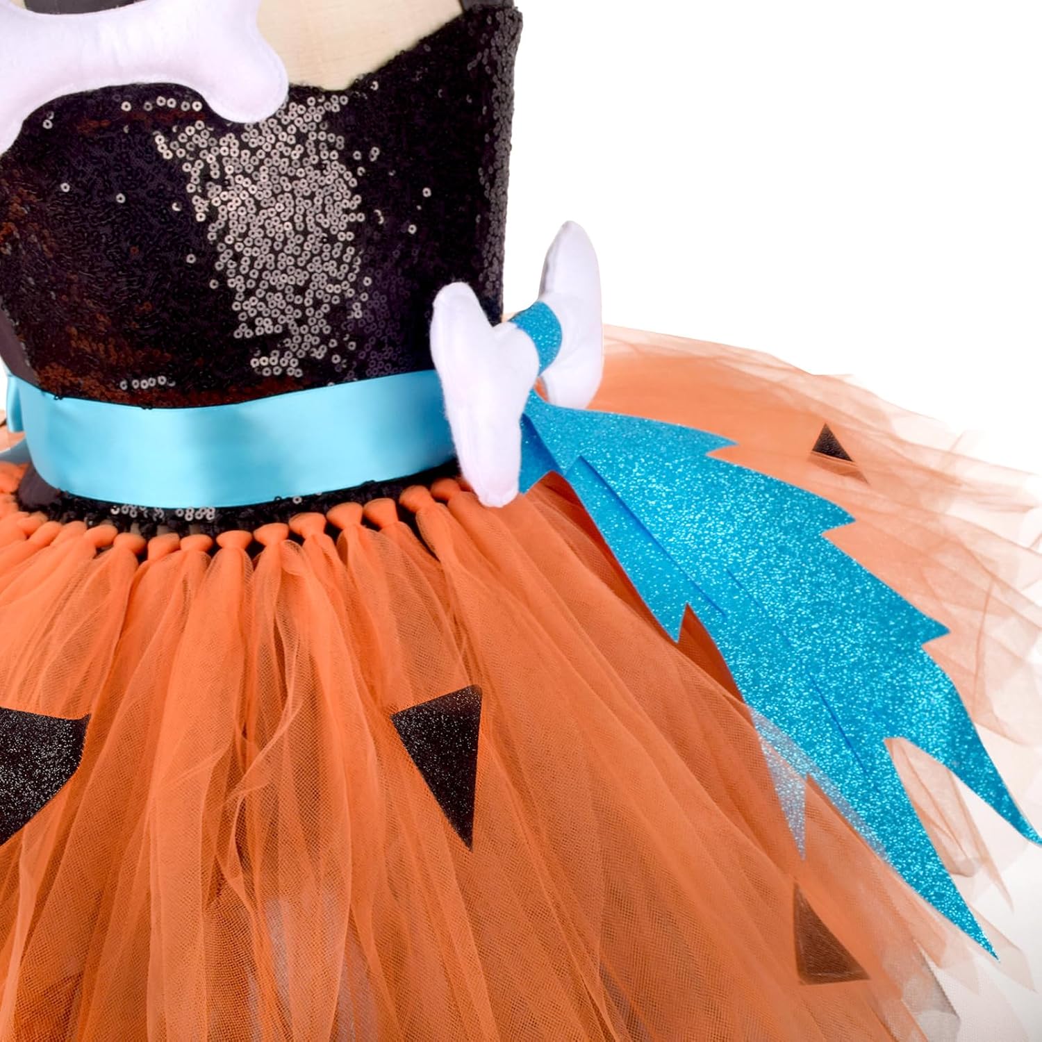 OBEEII Bamm-Bamm Halloween Costume for Kids