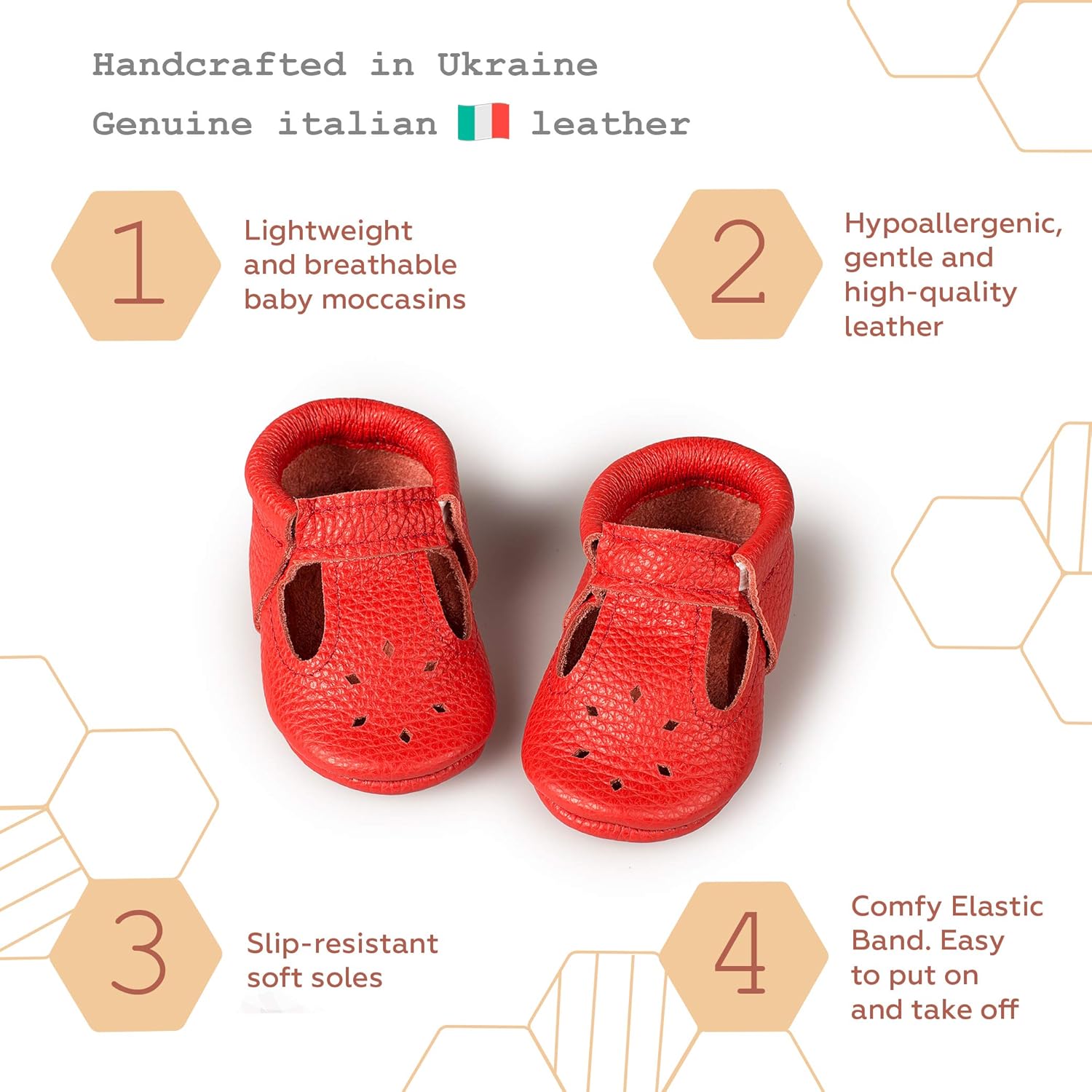 LittleBeMocs Soft Sole Baby Moccasins