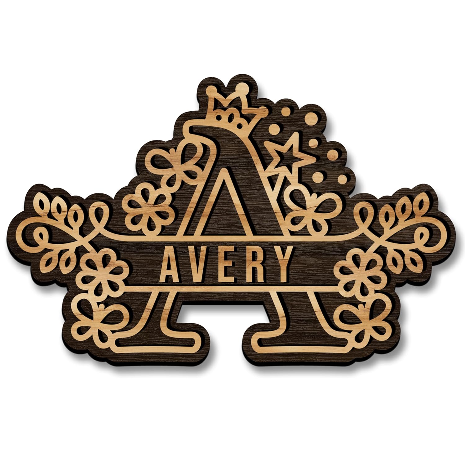 Custom Wood Name Sign with All Letters Available