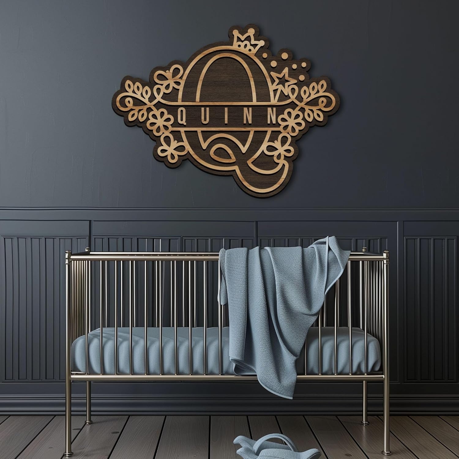Custom Wood Name Sign with All Letters Available