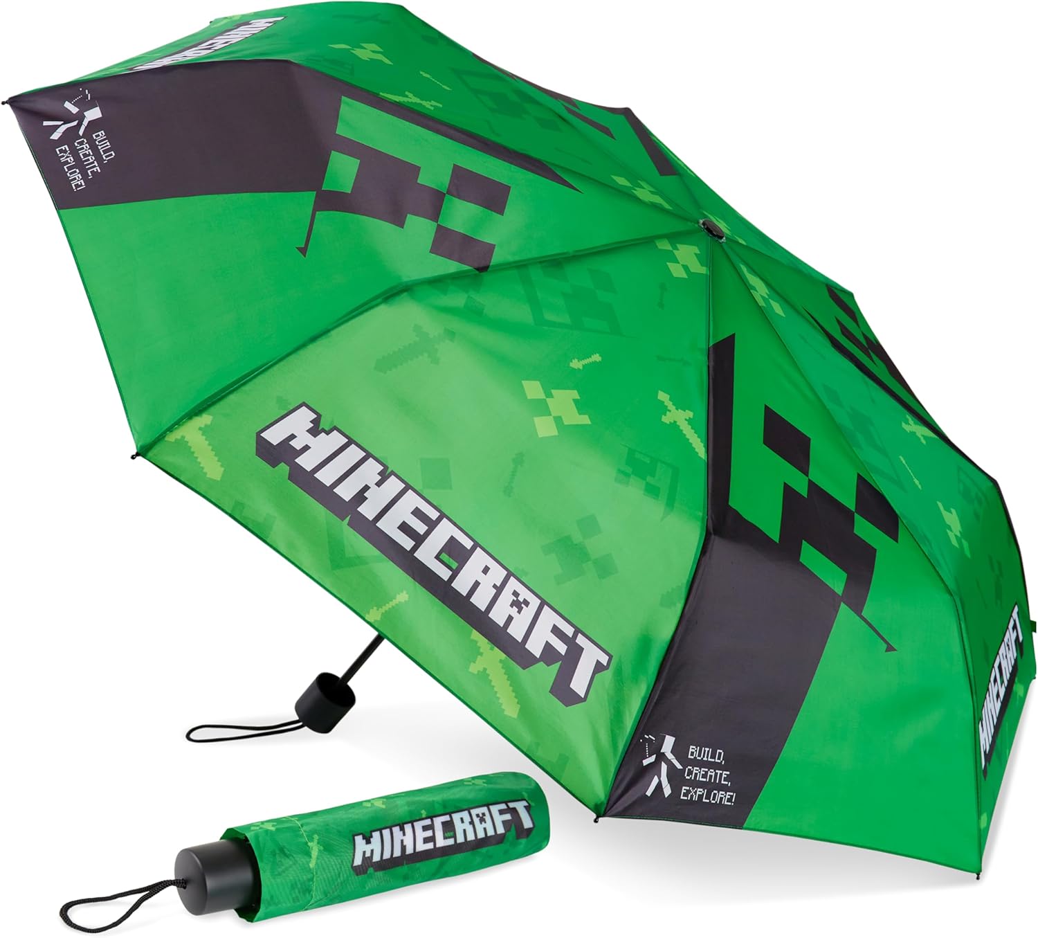Minecraft Folding Umbrella for Kids and Teens 1