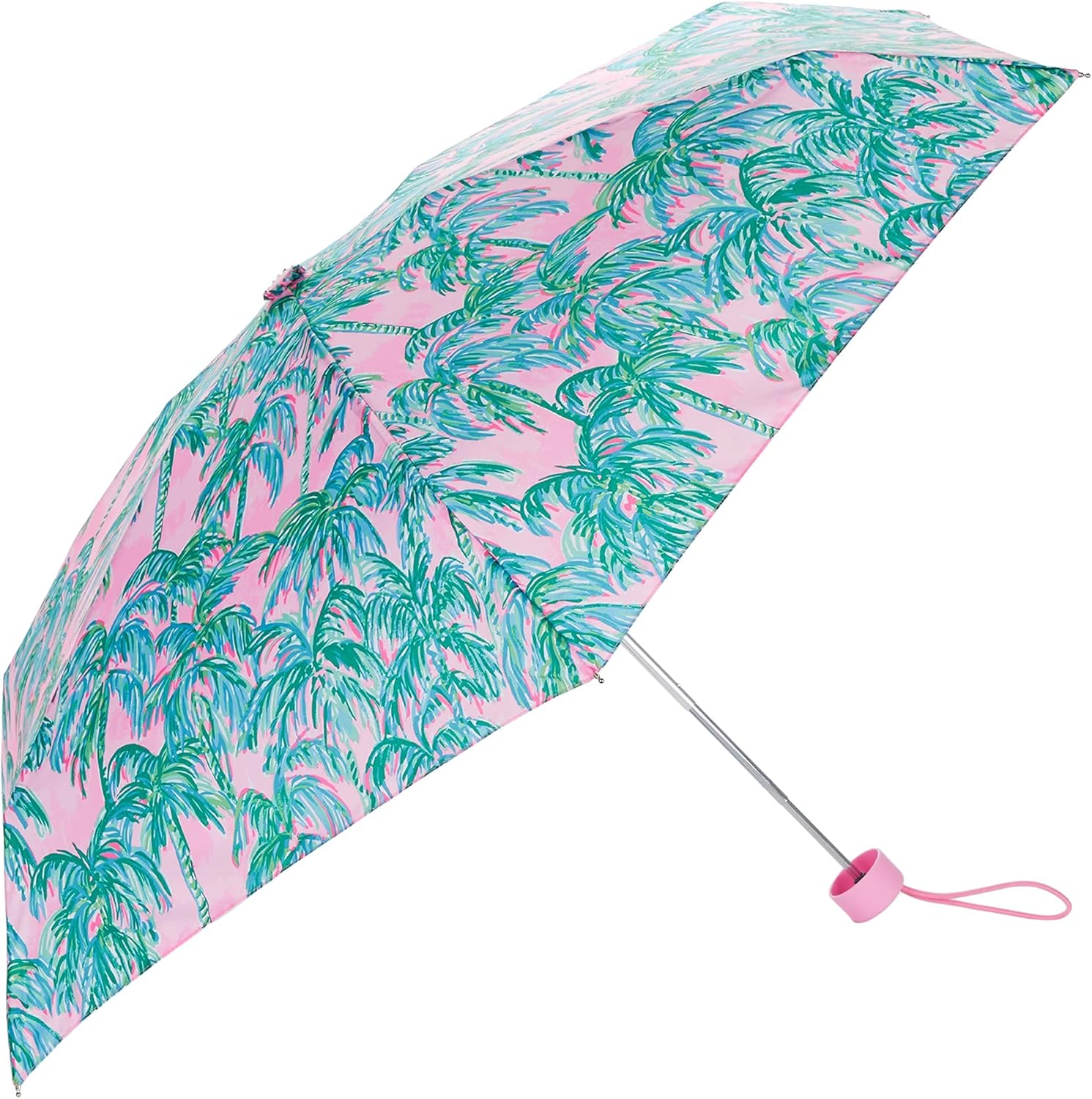 Lilly Pulitzer Womens Mini Travel Umbrella with Sleeve