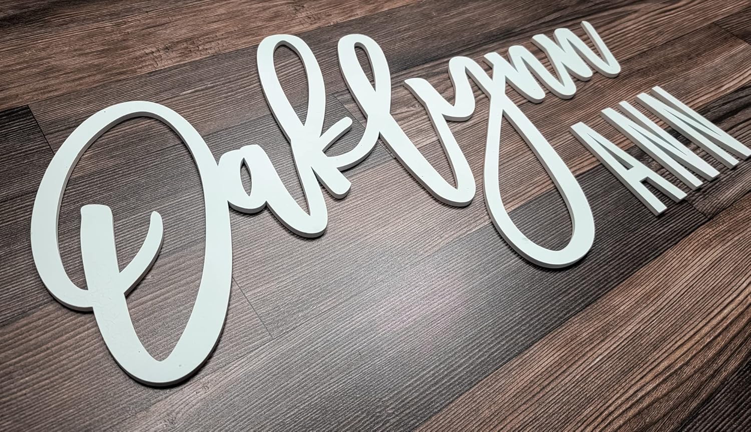 Custom Nursery Name Sign with First Middle Name